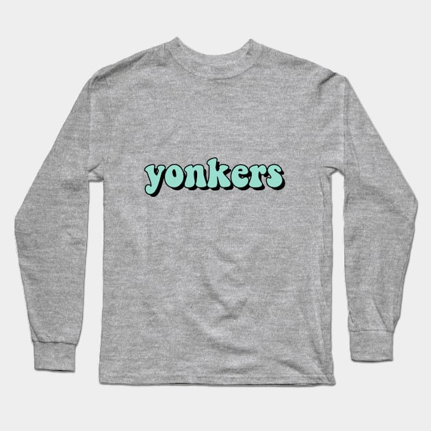 Minty Yonkers Long Sleeve T-Shirt by AdventureFinder